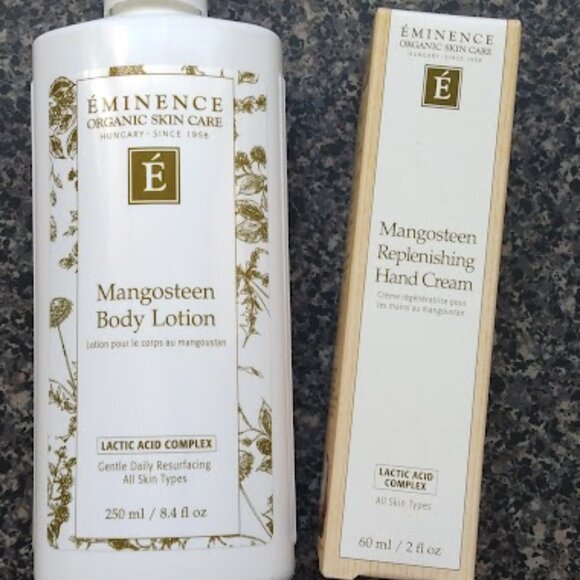 Eminence Mangosteen Hand Cream and Body Lotion - Picture 1 of 2